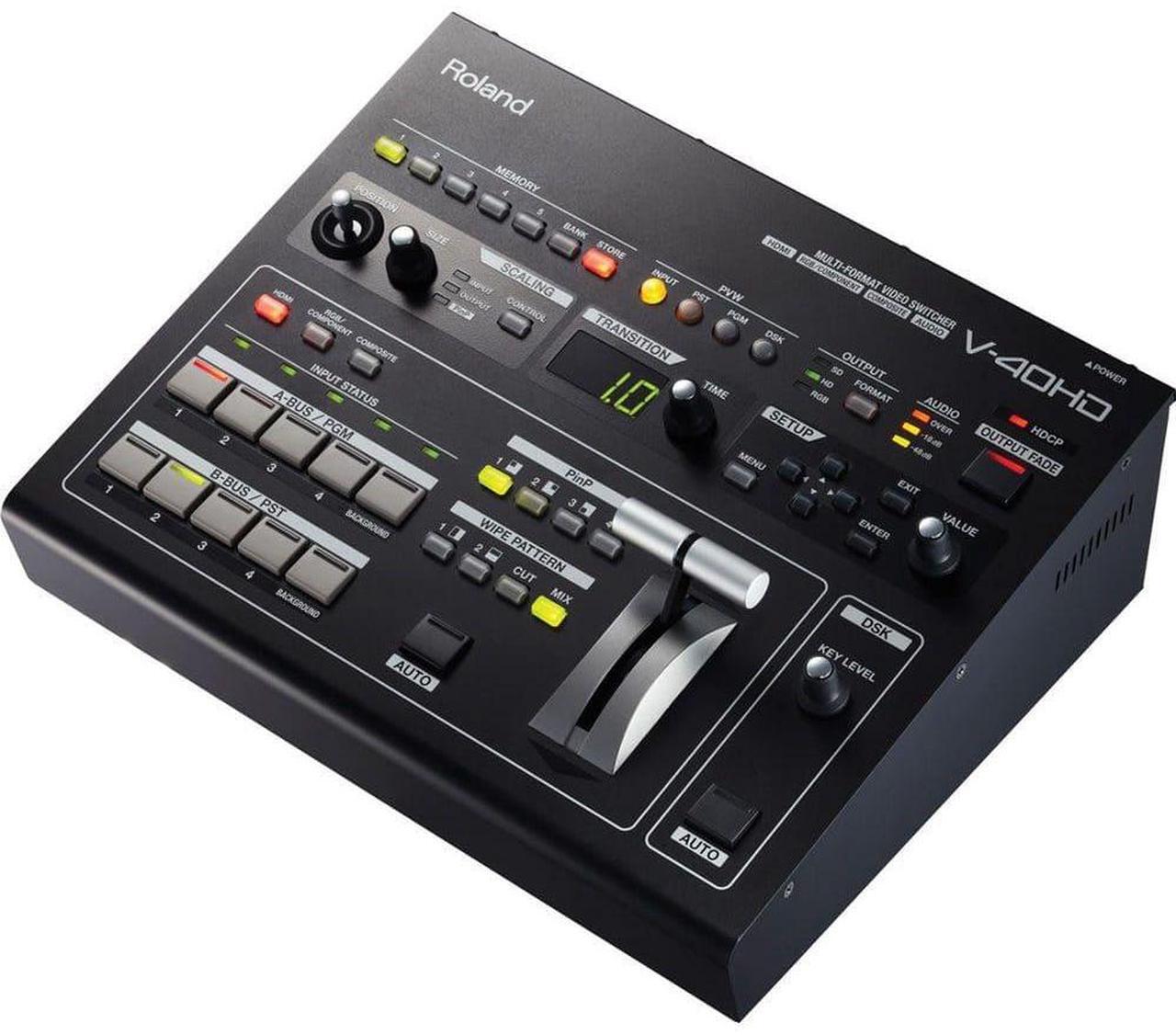 Alt view image 2 of 7 - Roland V-40HD Multi-Format Video Switcher, APC BR1500MS2 Back-UPS Bundle