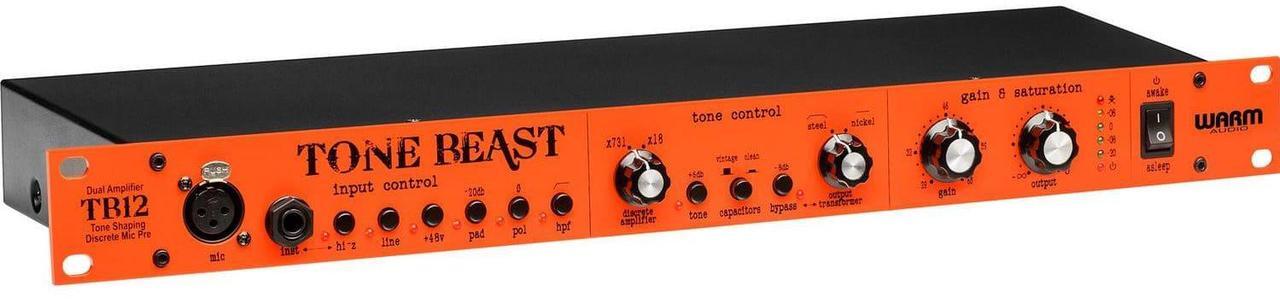 Alt view image 2 of 6 - Warm Audio TB12 Tone Beast Microphone Preamplifier, Audio Technica AT2020 Recording Microphone Bundle