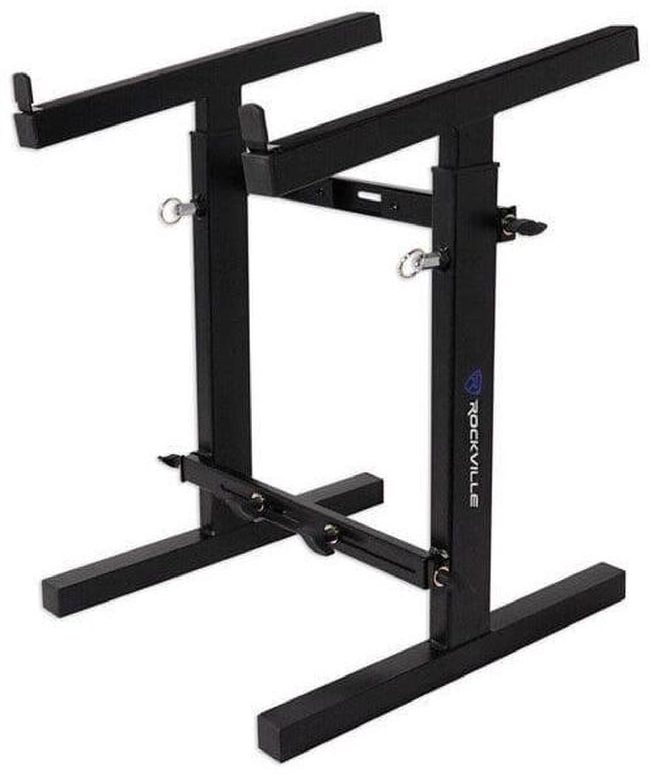 Alt view image 6 of 7 - Mackie 3204VLZ4 32-Channel 4-Bus FX Mixer with USB, Dust Cover for 3204VLZ4, Rockville RXS20 Stand, 6x XLR Cables Bundle