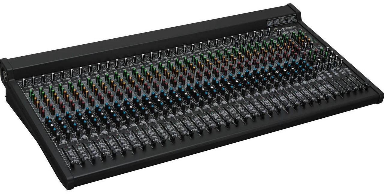 Alt view image 2 of 7 - Mackie 3204VLZ4 32-Channel 4-Bus FX Mixer with USB, Dust Cover for 3204VLZ4, Rockville RXS20 Stand, 6x XLR Cables Bundle