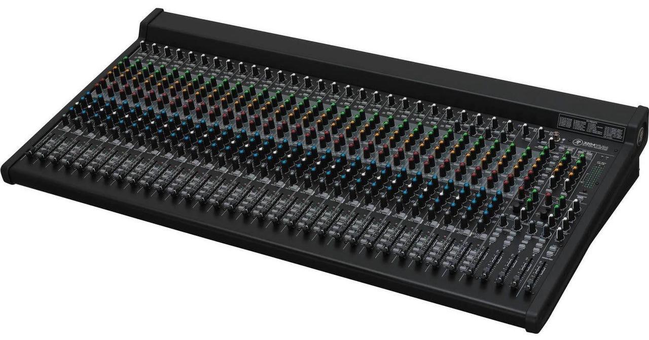 Alt view image 3 of 7 - Mackie 3204VLZ4 32-Channel 4-Bus FX Mixer with USB, Dust Cover for 3204VLZ4, Rockville RXS20 Stand, 6x XLR Cables Bundle