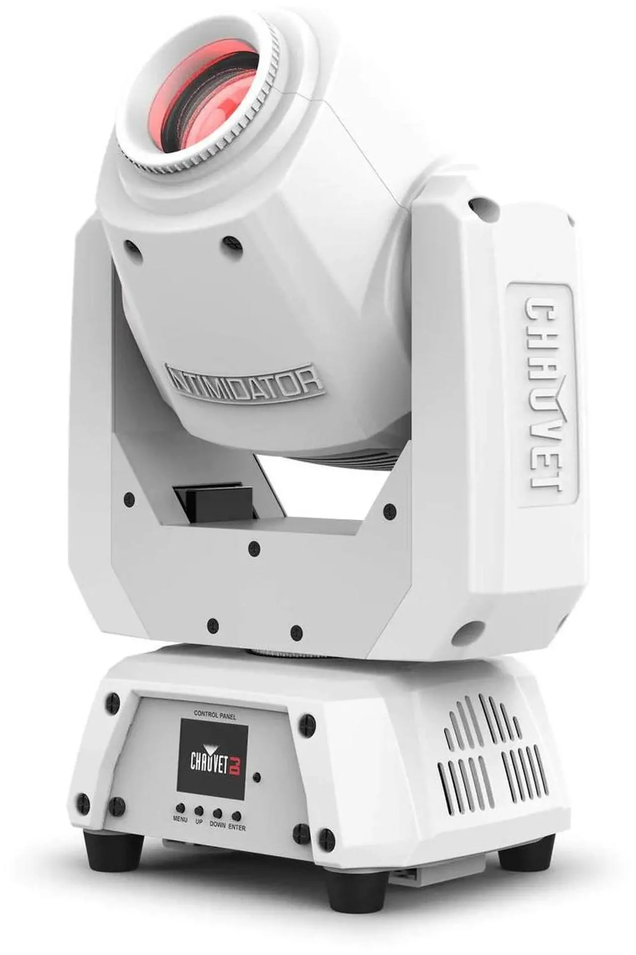 Alt view image 3 of 7 - (2) Chauvet DJ Intimidator Spot 260X 75W LED Moving Head (White), Chauvet DJ CHS-2XX, (2) DMX Cables, (2) O-Clamp Bundle