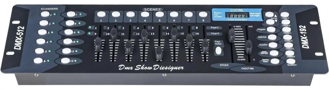 Alt view image 5 of 6 - Eliminator Mega Flat PAK EP Lighting System  DMX Controller Board  DMX Cable Bundle