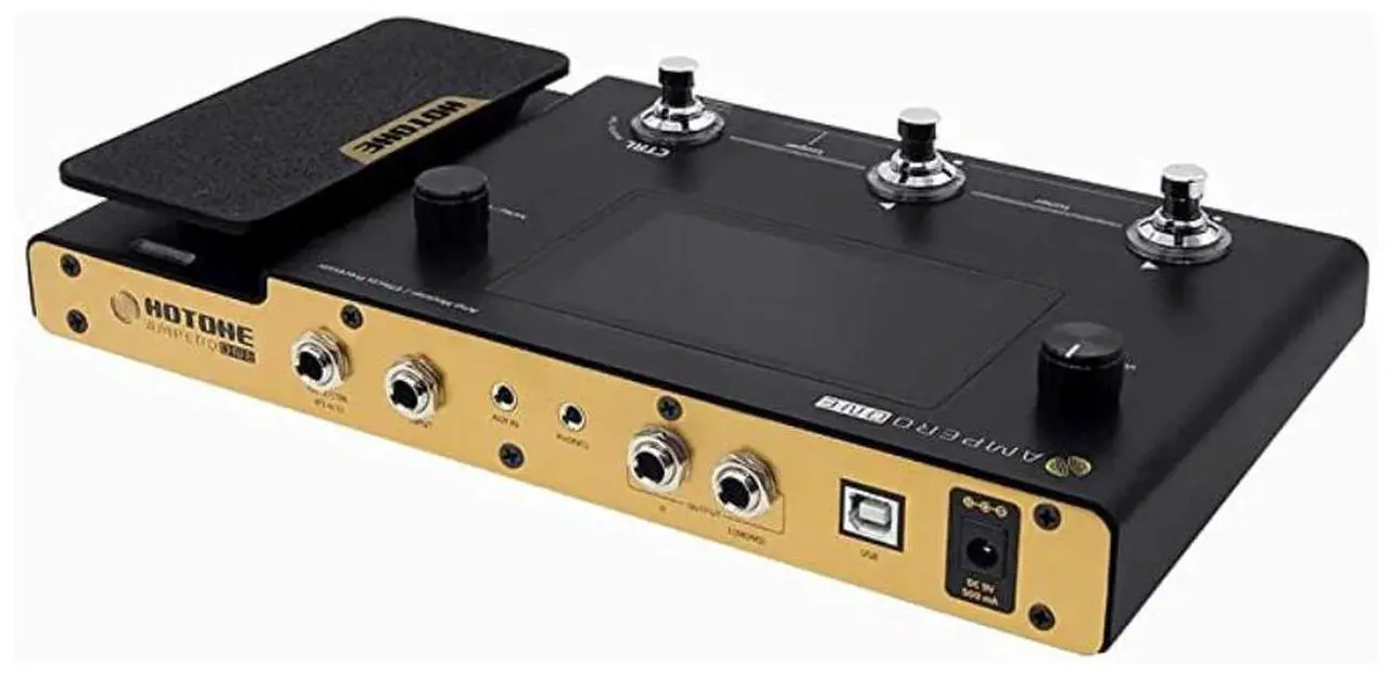 Alt view image 5 of 6 - Hotone Ampero One MP-80 Amp Modeler & Effects Processor, (2) ErnieBall XLR Cables Bundle