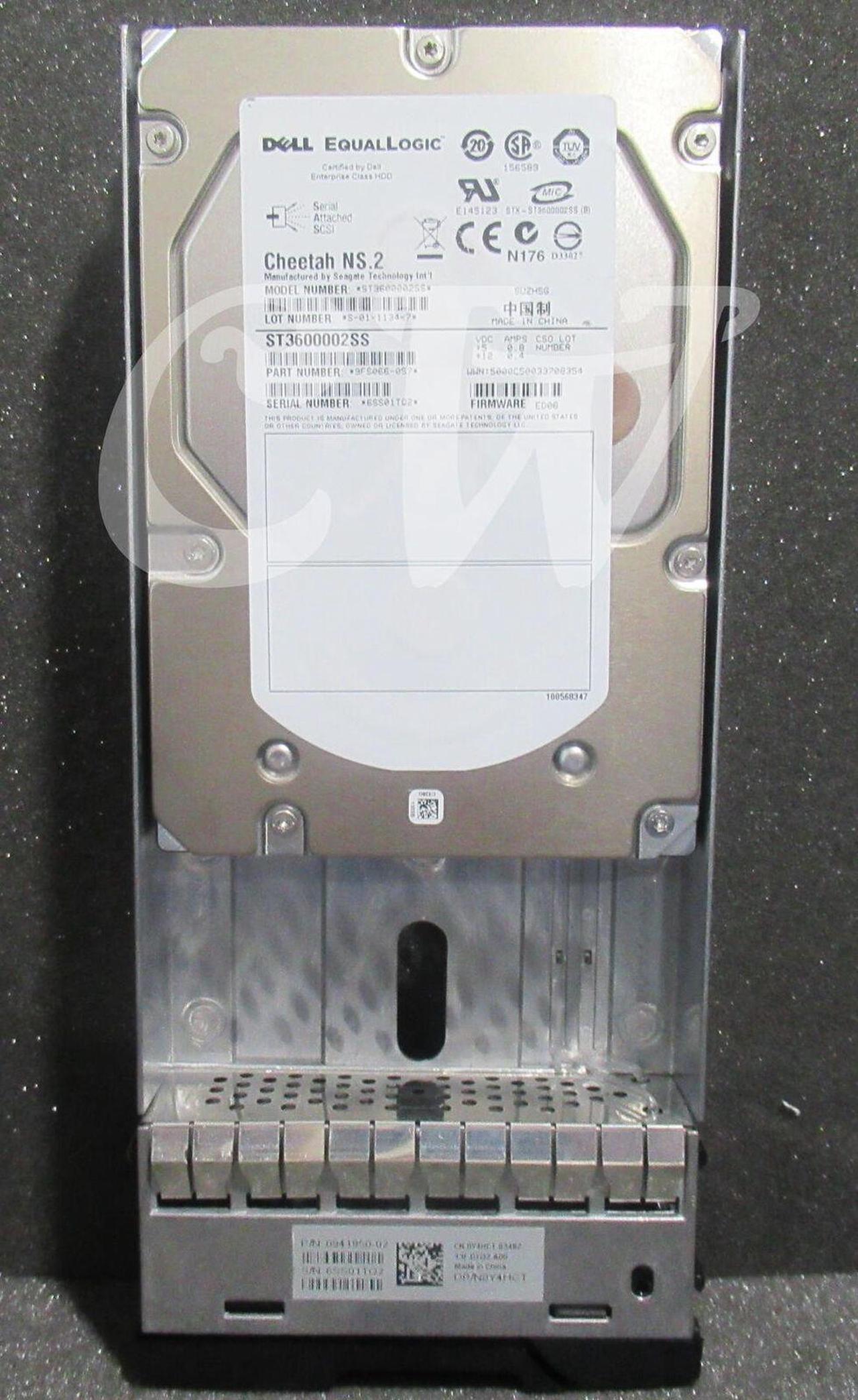 Main image of 0941950-02 Dell EQL 600GB 10K RPM 6Gbps 3.5" SAS Hard Drive For PS4000 PS5000