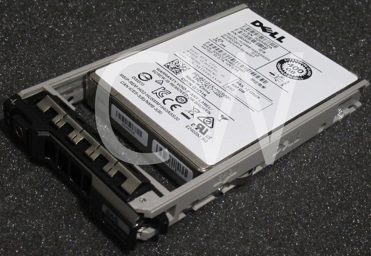 Alt view image 2 of 2 - G1D1K HUSMM1640ASS204 DELL ENTERPRISE 400GB 12Gbps 2.5" SAS Solid State Drive