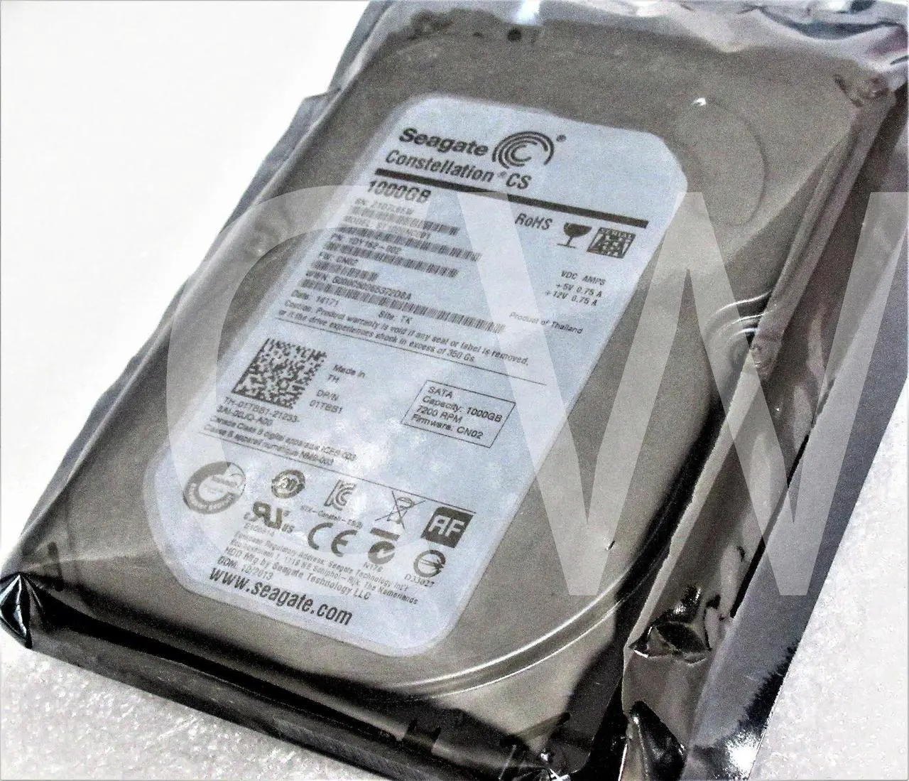 Main image of ST1000NC001 Seagate 1DY162-002 1TB 7200RPM 6Gbps 3.5" SATA HDD Hard Drive