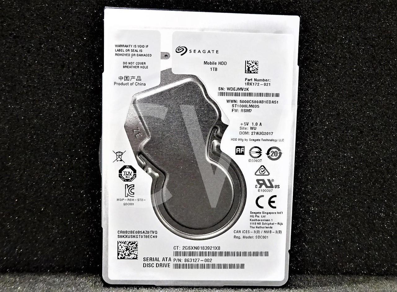 Alt view image 2 of 2 - ST1000LM035 Seagate 1RK172-021 1TB 5.4K RPM 6Gbps 2.5"SATA Laptop HDD Hard Drive