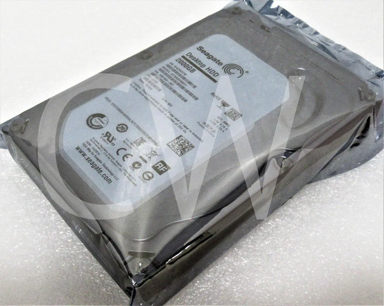 Main image of 0-HOURS Seagate ST2000DM001 1ER164-301 2TB 7200RPM 6Gbps 3.5"SATA HDD Hard Drive