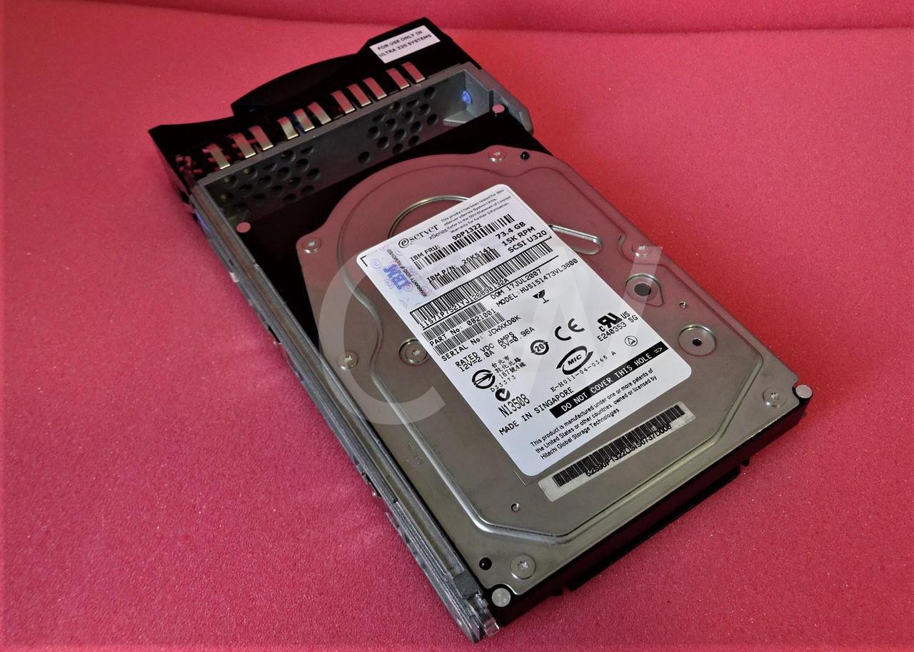 Alt view image 2 of 2 - 26K5141 90P1322 IBM 73GB 15K RPM U320 SCSI 3.5" HARD DRIVE W/Caddy