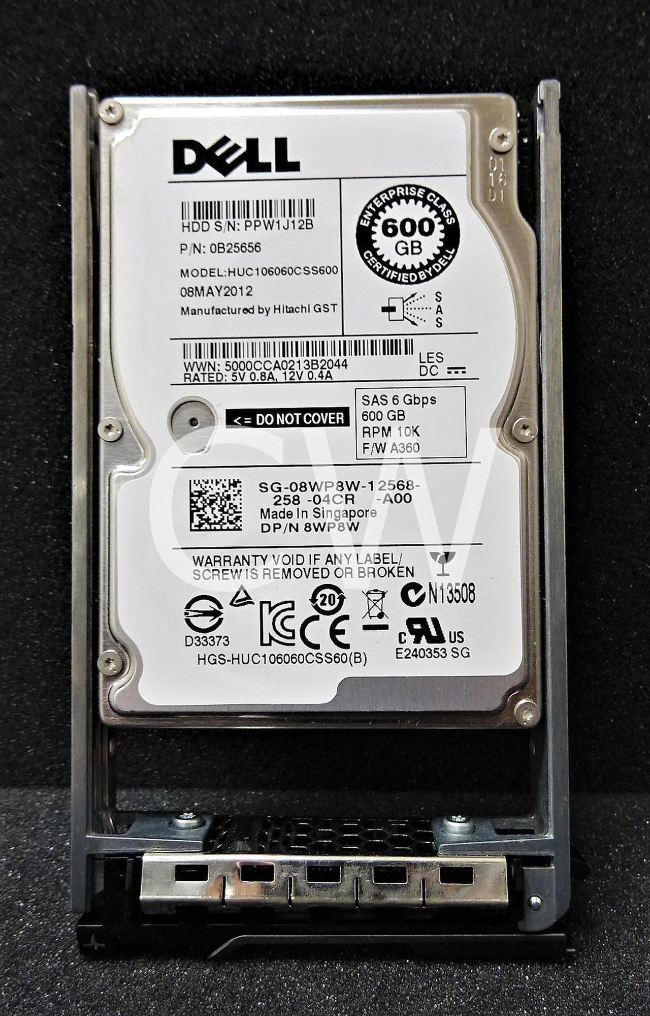 Alt view image 2 of 2 - 0B25656 Dell 600GB 10K SAS 6G SFF Hard Drive
