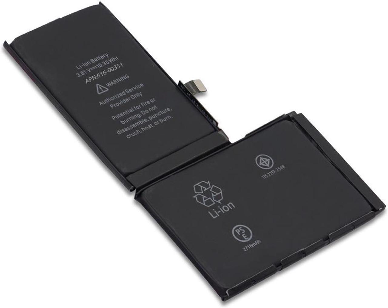 New Replacement Battery for iPhone X with Free Tools Kit, 2716mAh