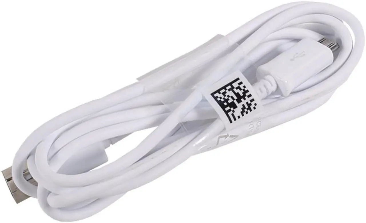 Alt view image 3 of 3 - 3Ft Original OEM Samsung ECB-DU4AWE Universal Micro USB Charging Data Cable For Samsung Galaxy S3/S4/Note 2 & Other Smartphones, 3ft/1m, Non-Retail Packaging, White