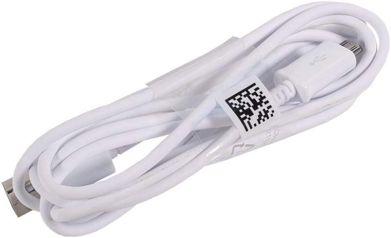 Alt view image 4 of 4 - 5Ft Original OEM Samsung ECB-DU4EWE Micro USB 2.0 Data Sync Fast Charging Cables for Samsung Galaxy Note 5/4/Edge, Samsung Galaxy S6/S6 Edge/S4/S4 Mini/S3, 5 Ft/1.5m, Bulk Packaging, White