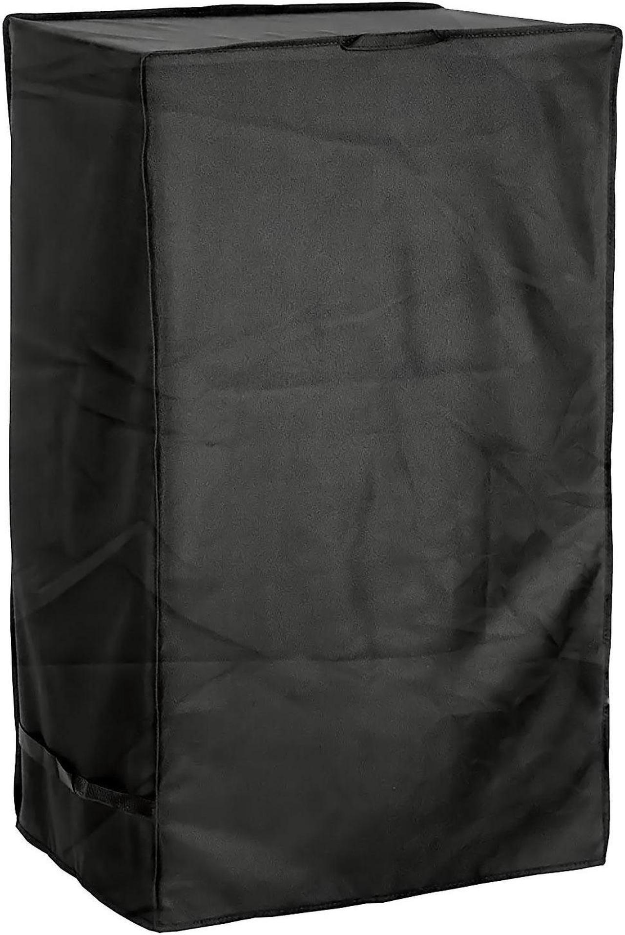 Outdoor Smoker Grill Cover - 25"W x 17"D x 39"H - Electric, Propane, Pellet, or Charcoal BBQ Smoker Cover - UV Protected, and Weather Resistant Storage Cover - Black