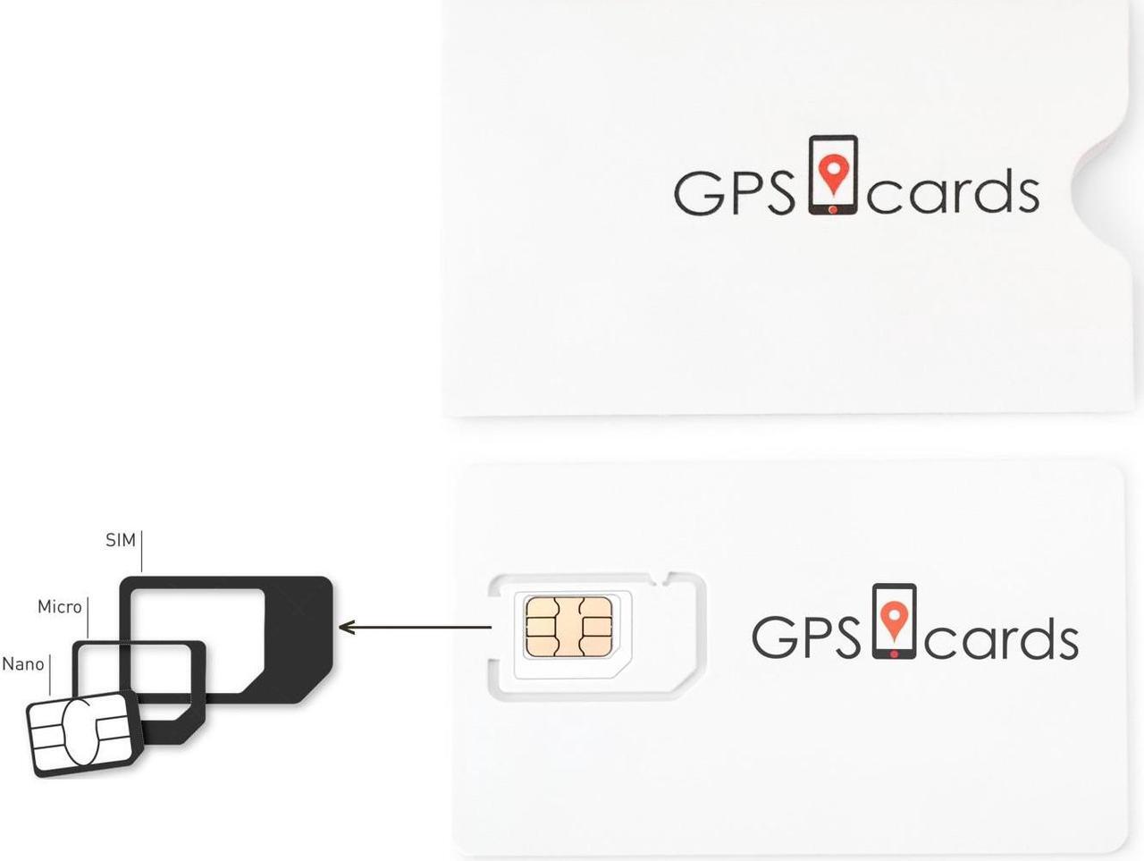 Alt view image 2 of 5 - GPS.cards SIM for GEOPOS-01 GPS Minivan Asset Tracker + Nationwide Coverage