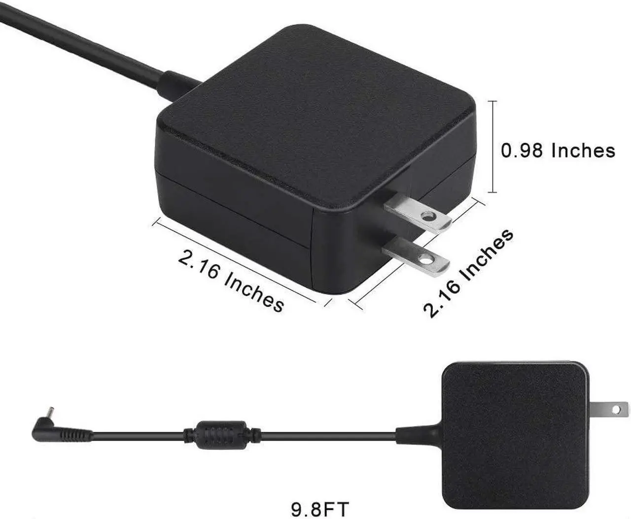 Alt view image 3 of 7 - 26W AC Charger Fit for Samsung 11.6" Chromebook 3 2 XE500C13 PA-1250-98 XE303C12 XE501C13 500C 503C XE503C12 XE503c32 Laptop Power Adapter Supply Cord