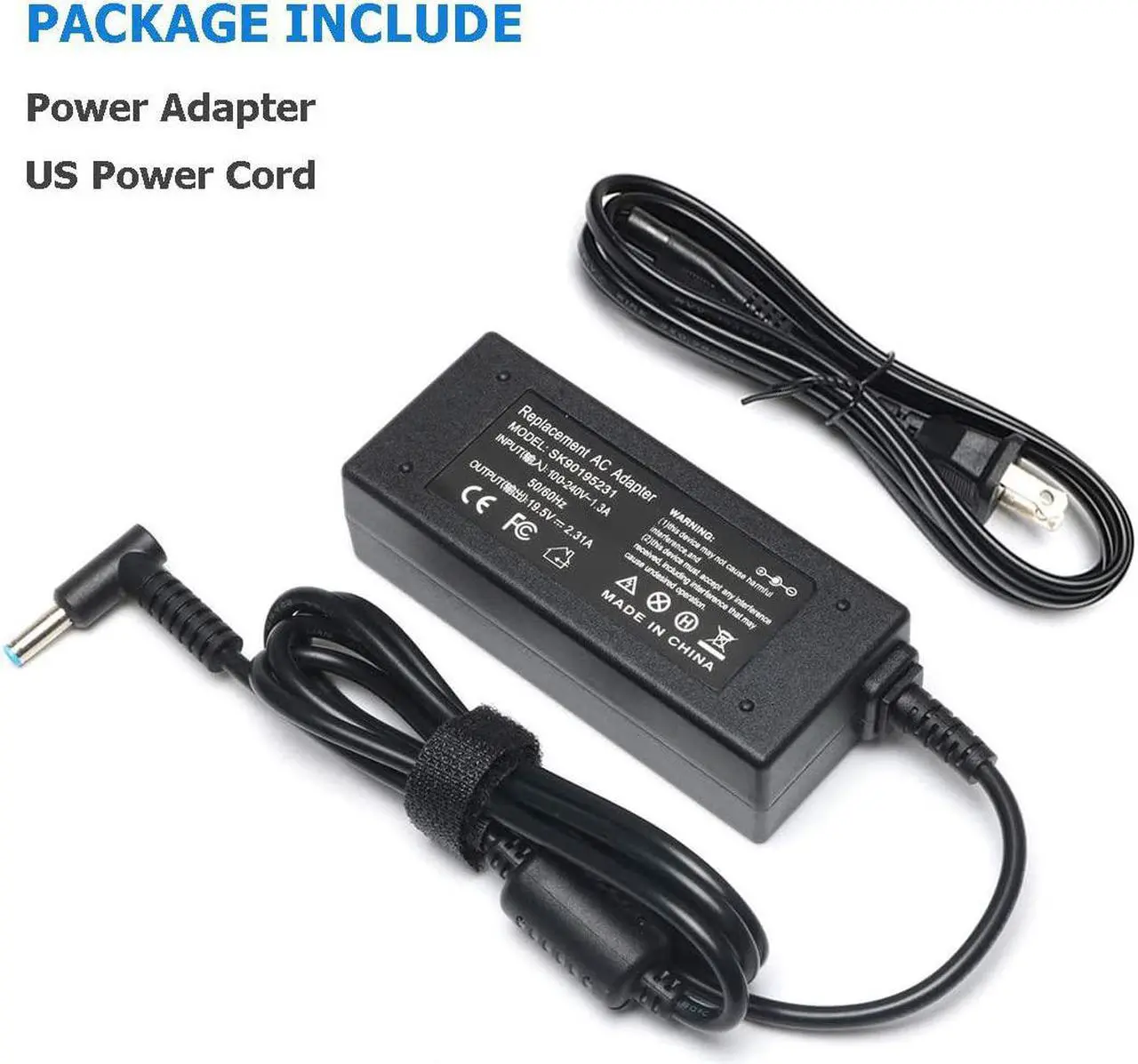 Alt view image 6 of 7 - 19.5V 2.31A 45W Ac Adapter/Laptop Charger/Power supply for HP 15-BS000 17-BS000: 15-bs168cl 15-bs010ds 15-bs013dx 15-bs060wm 15-bs192od 15-bs033cl 15-bs095ms 15-bs015dx 15-bs020wm 17-bs049dx
