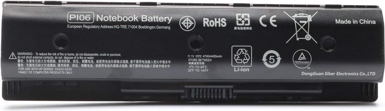 Alt view image 2 of 4 - P106 P109 710416-001 710417-001 Notebook Battery for HP Envy,Pavilion TouchSmart 14 15 17 Series 14-E000 15-E000 15t-E000 17-E000 17-E100 Laptop Battery HSTNN-LB4N HSTNN-LB4O HSTNN-YB4N HSTNN-YB4O