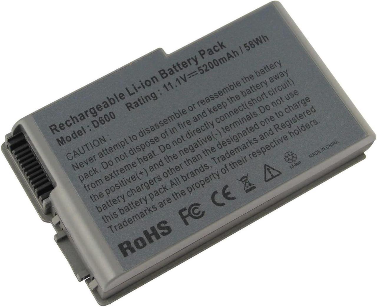 Alt view image 2 of 4 - Fancy Buying Latitude D600 New Laptop Battery for Dell Latitude D505 D610 D520 D500 D510 D530 / 600M, fits P/N C1295 6Y270 3R305-12 Months Warranty (6 Cells 11.1V 5200mAh), Welcome to consult