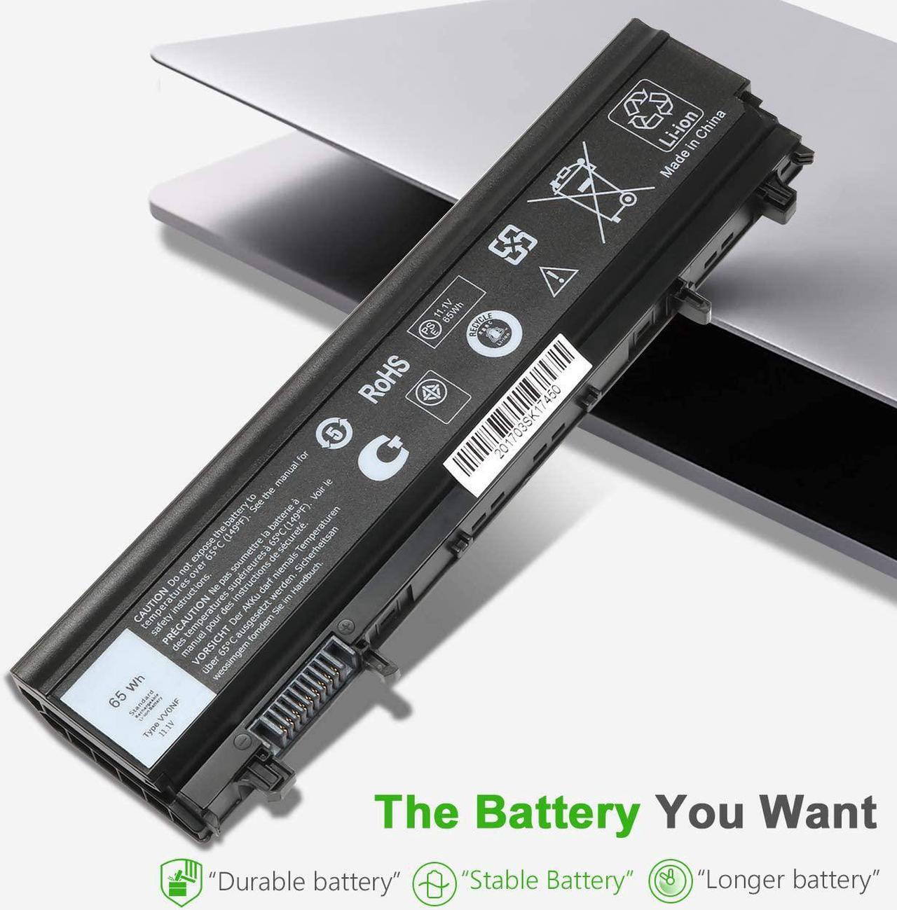Alt view image 6 of 7 - LQM New VV0NF Laptop Battery for Dell Latitude E5540 E5440 0M7T5F F49WX NVWGM 0K8HC 1N9C0 7W6K0 CXF66 WGCW6 [11.1V 65Wh]