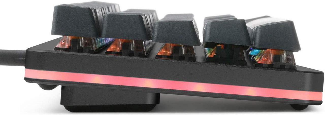 Alt view image 5 of 7 - Drop ALT Mechanical Keyboard — 65% (67 Key) Gaming Keyboard, Hot-Swap Switches, Programmable Macros, RGB LED Backlighting, USB-C, Doubleshot PBT, Aluminum Frame (Halo True, Black)