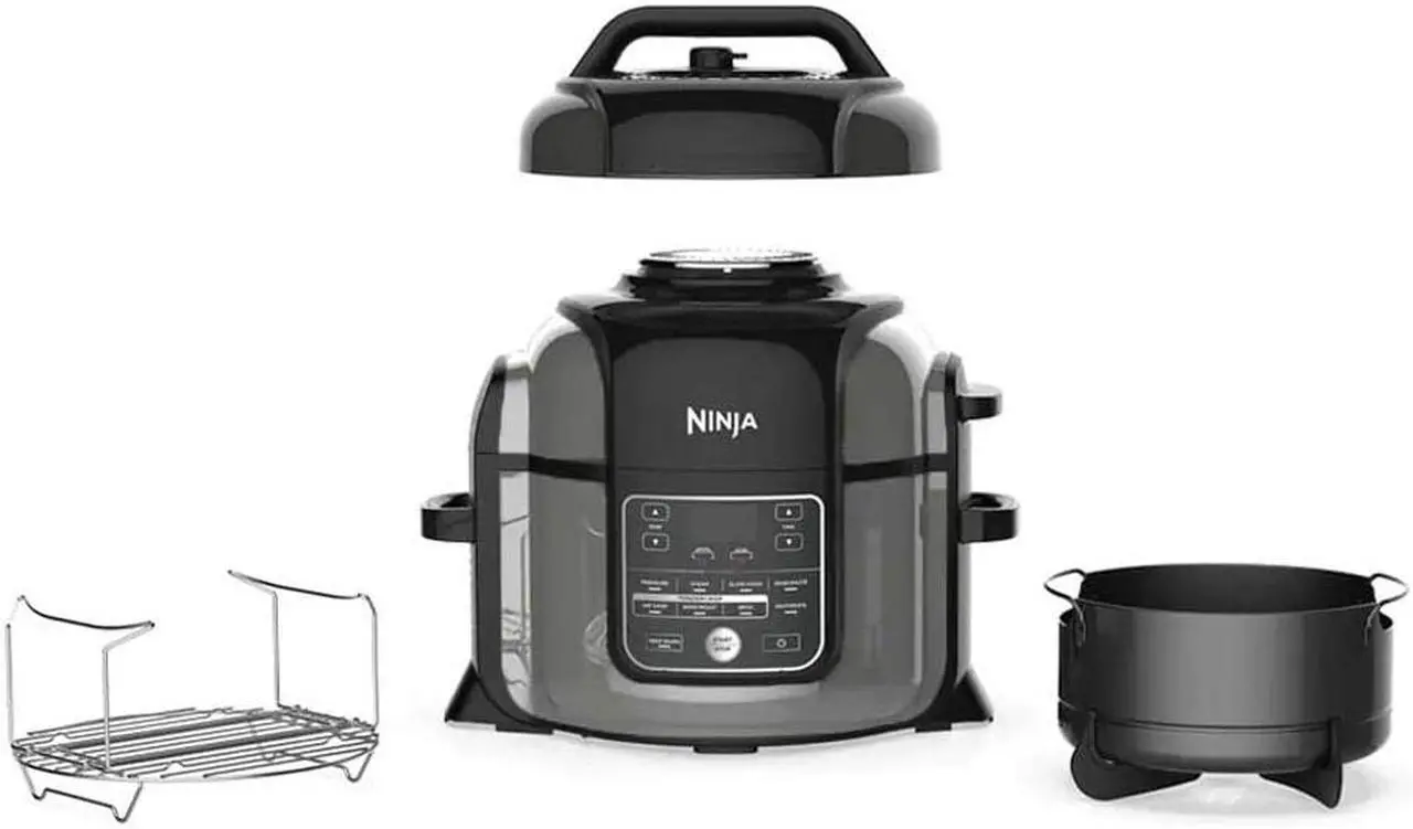 Alt view image 2 of 8 - Ninja OP305 Foodi 6.5 Quart TenderCrisp Pressure Cooker - Black/Gray