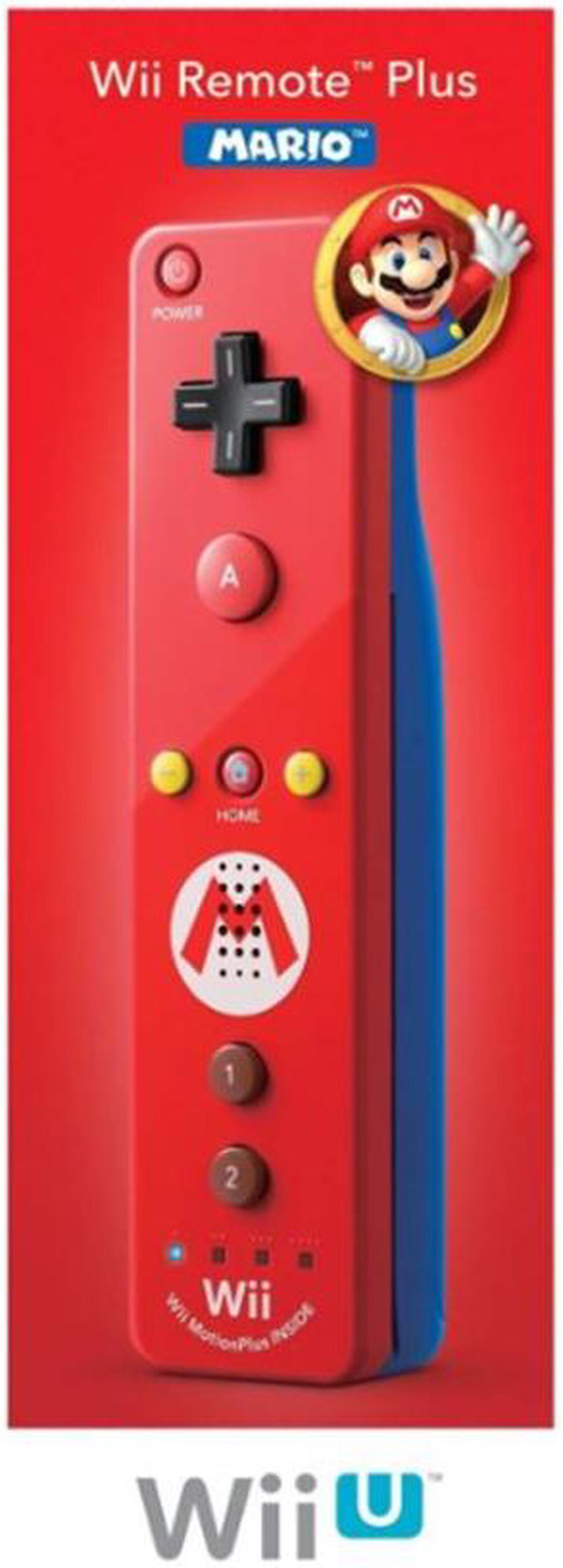 Alt view image 3 of 3 - Nintendo Wii Motion Remote Plus (Red / Mario)