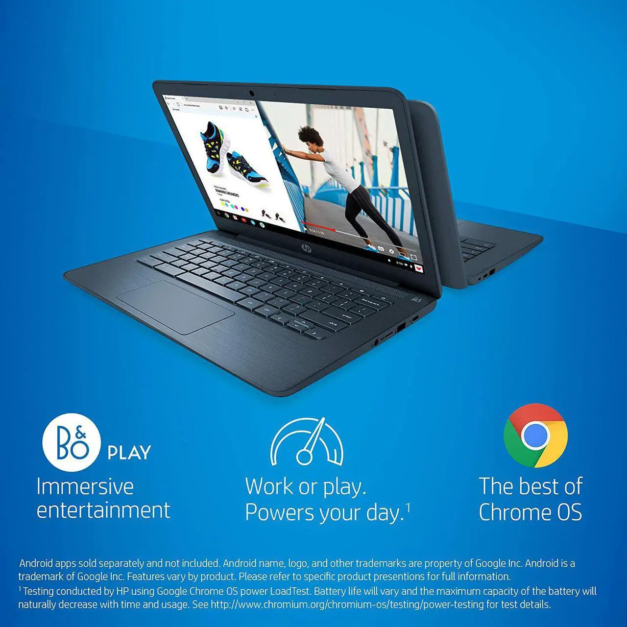 Alt view image 2 of 8 - HP 14-db0090nr Chromebook AMD A4-Series A4-9120 (2.20 GHz) 4 GB Memory 32 GB eMMC SSD 14.0" Touchscreen Chrome OS