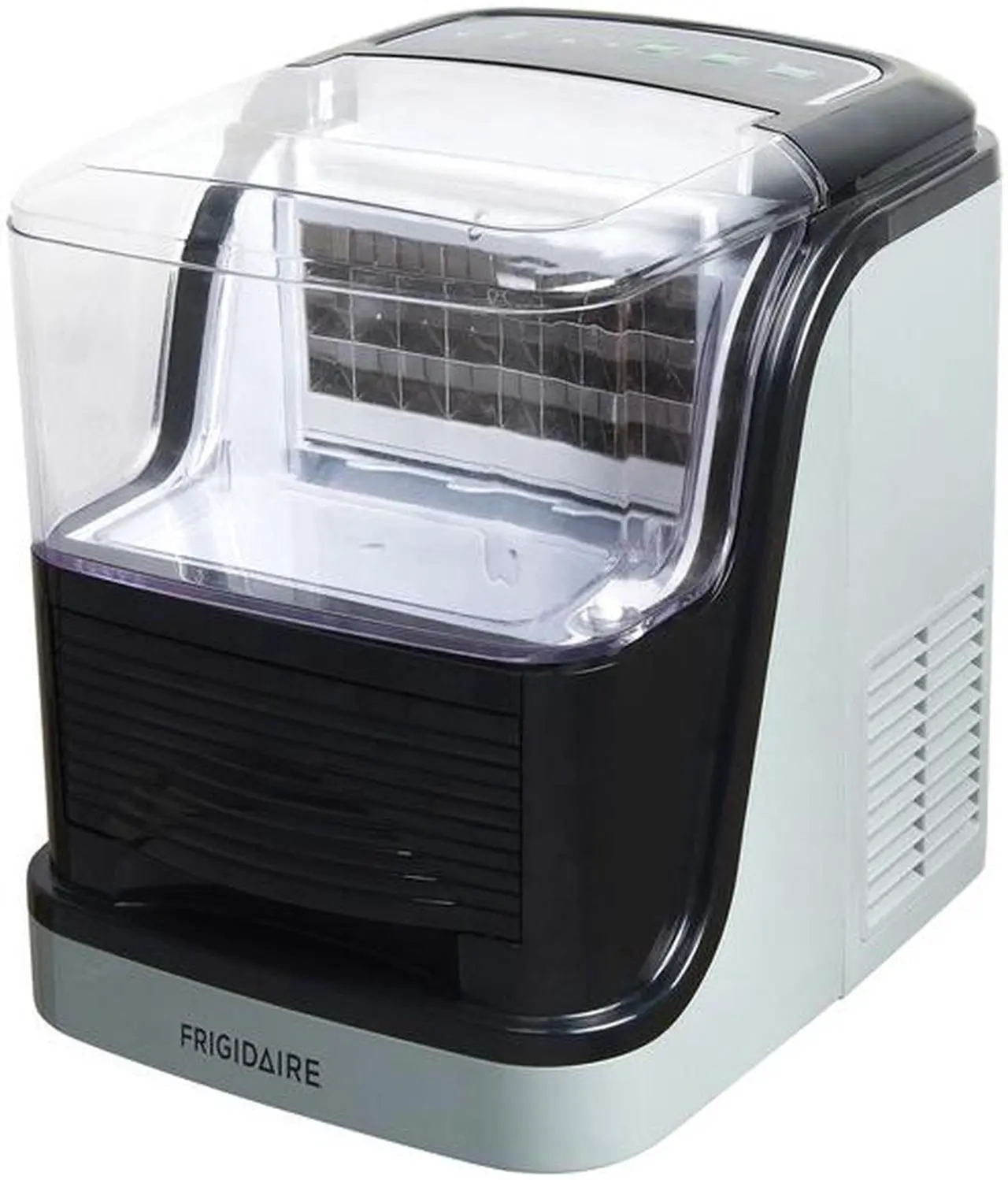Alt view image 2 of 10 - Frigidaire 40LBS Counter-Top Portable Compact Ice Maker - Stainless Steel (EFIC229)