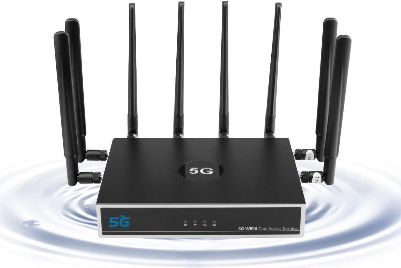 Main image of KuWFi 5G Router with SIM Card Slot, Dual Band 1800Mbps WiFi-6 Wireless Routers Modem Support Hybrid MESH+ Networking for 5G/4G LTE Internet Network