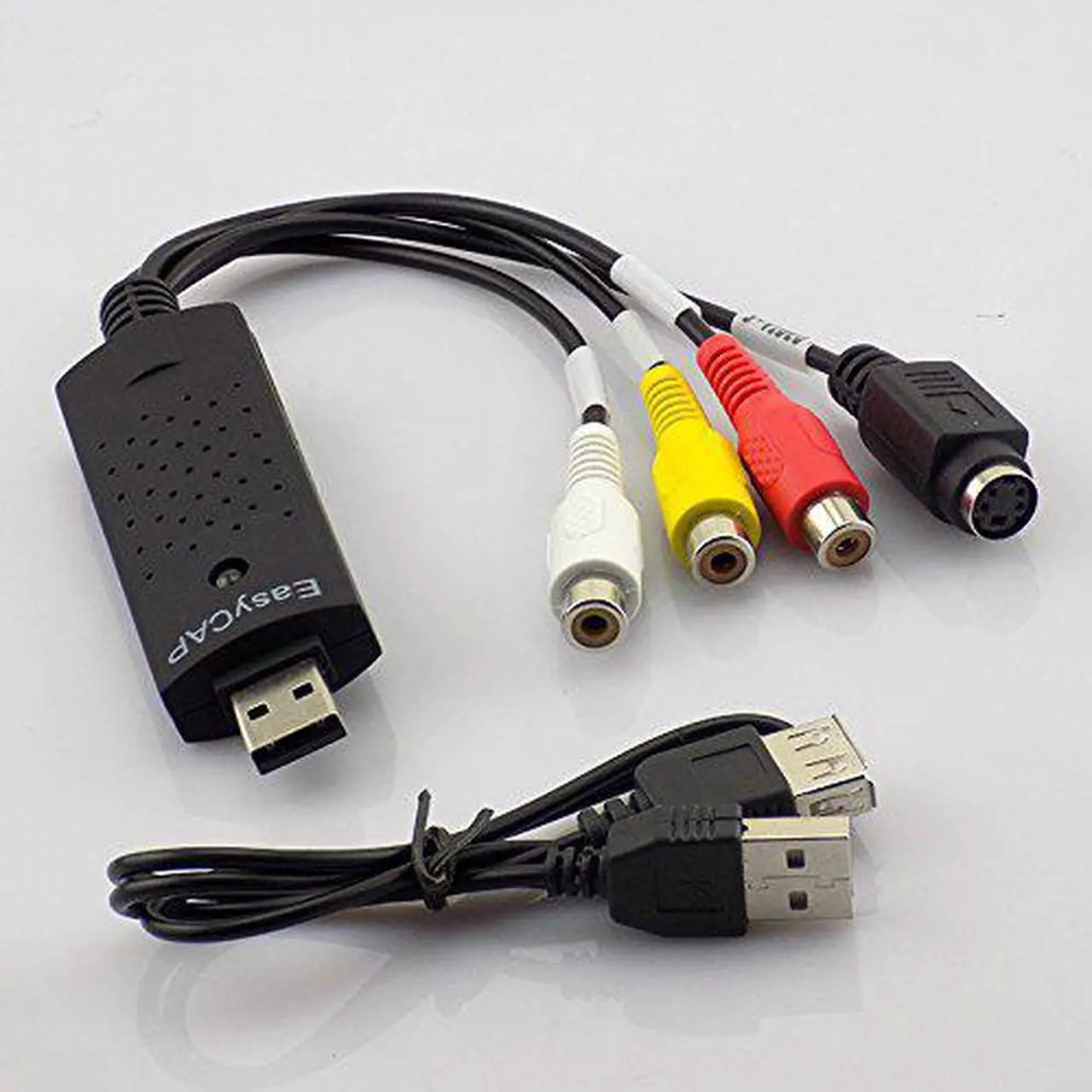 Alt view image 3 of 6 - EasyCap Video DVR USB 2.0 Video Adapter USB 2.0 Capture Card Video TV DVD VHS Audio Capture Card 3 in 1 VHS to DVD Adapter Converter PC PS3 XBOX for win 7 8 32 64