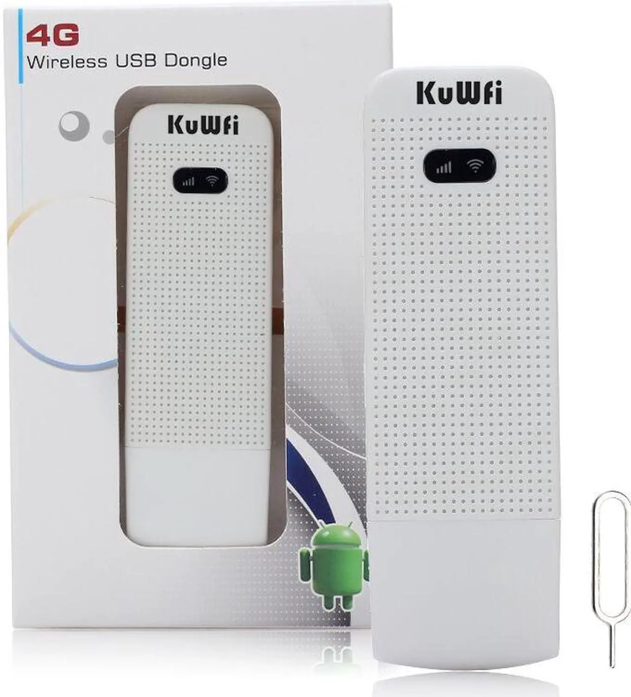 Alt view image 5 of 7 - KuWFi LTE Mobile Hotspot 4G USB WiFi dongle Modem Mini 4G WiFi SIM Router Support 4G/3G +Wi-Fi Wireless Access Provide for Car or Bus (not Including SIM Card) for USA/CA/Mexico