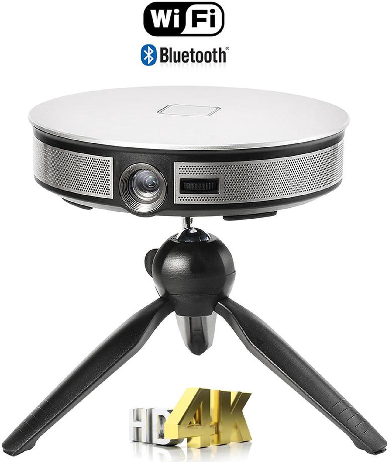 Main image of KuWFi 3D 4K HD Portable Video Projector Support HDMI&1080P&Bluetooth&Wireless WiFi with 12000Mah Built-in Battery for Home Theater