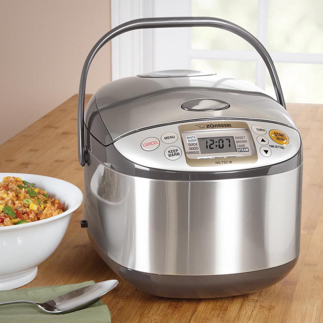 Zojirushi 10-c. Stainless Steel Micom Rice Cooker