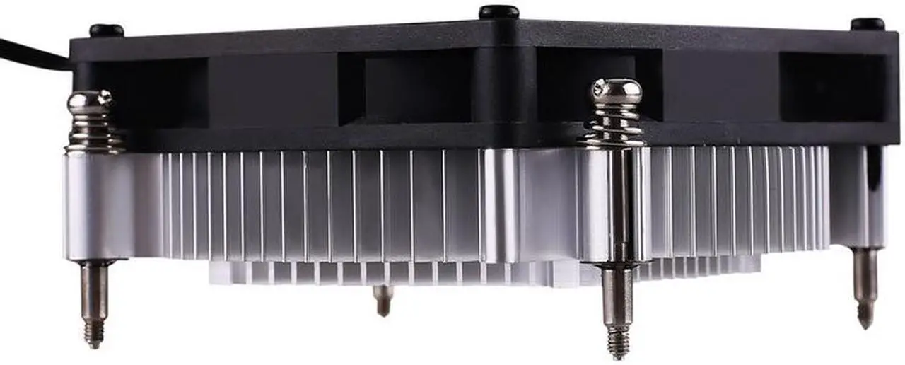 Alt view image 3 of 5 - Cooler Master H116 (Copper Core) Low-Profile CPU Cooler - 80mm Slim Cooling Fan & Heatsink - For Intel Socket LGA 1150 / 1151 / 1155 / 1156