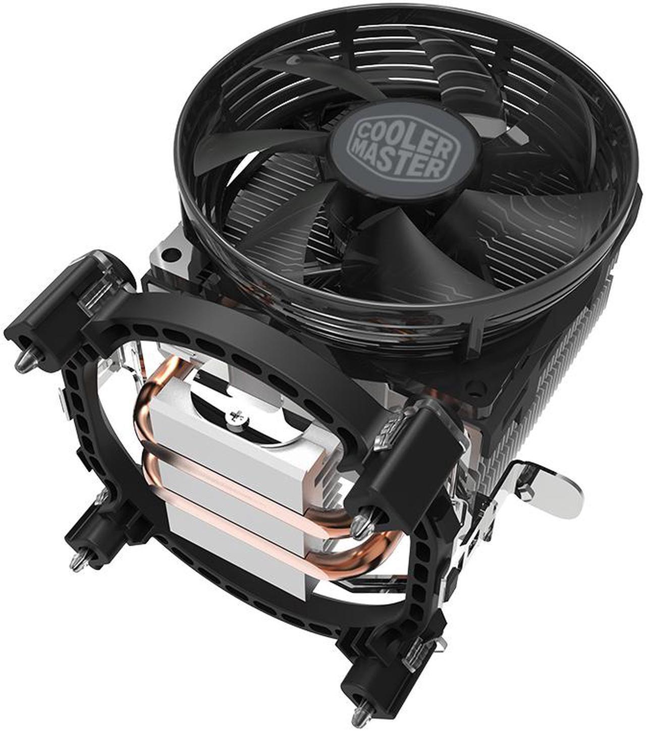 Alt view image 7 of 7 - Cooler Master Blizzard T20 (Red LED ver.) - CPU Cooler with 92mm Cone Shaped LED Cooling Fan & 2 Copper Heatpipes - For AMD Socket AM4/AM3+/AM3/AM2+/AM2/FM2+/FM2/FM1 Intel LGA 1156/1155/1151/1150/775