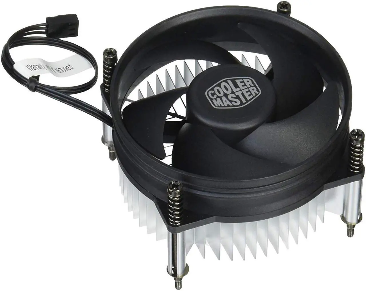Alt view image 5 of 10 - Cooler Master i30 CPU Cooler - 92mm Low Noise Cooling Fan & Heatsink - For Intel Socket LGA 1150 / 1151 / 1155 / 1156
