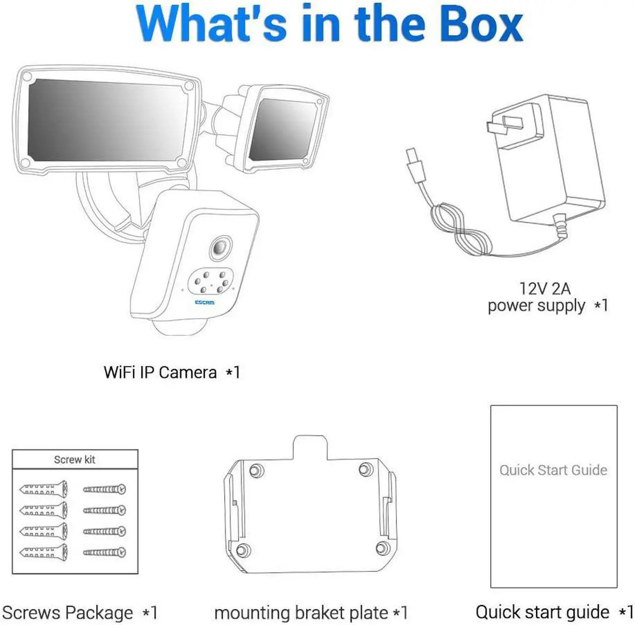 Alt view image 7 of 7 - Garden  garage Yard PIR motion detection WIFI two-way voice H.265 smart dual night vision Mobile alarm Full HD 3MP outdoor camera IP66 cloud storage Light