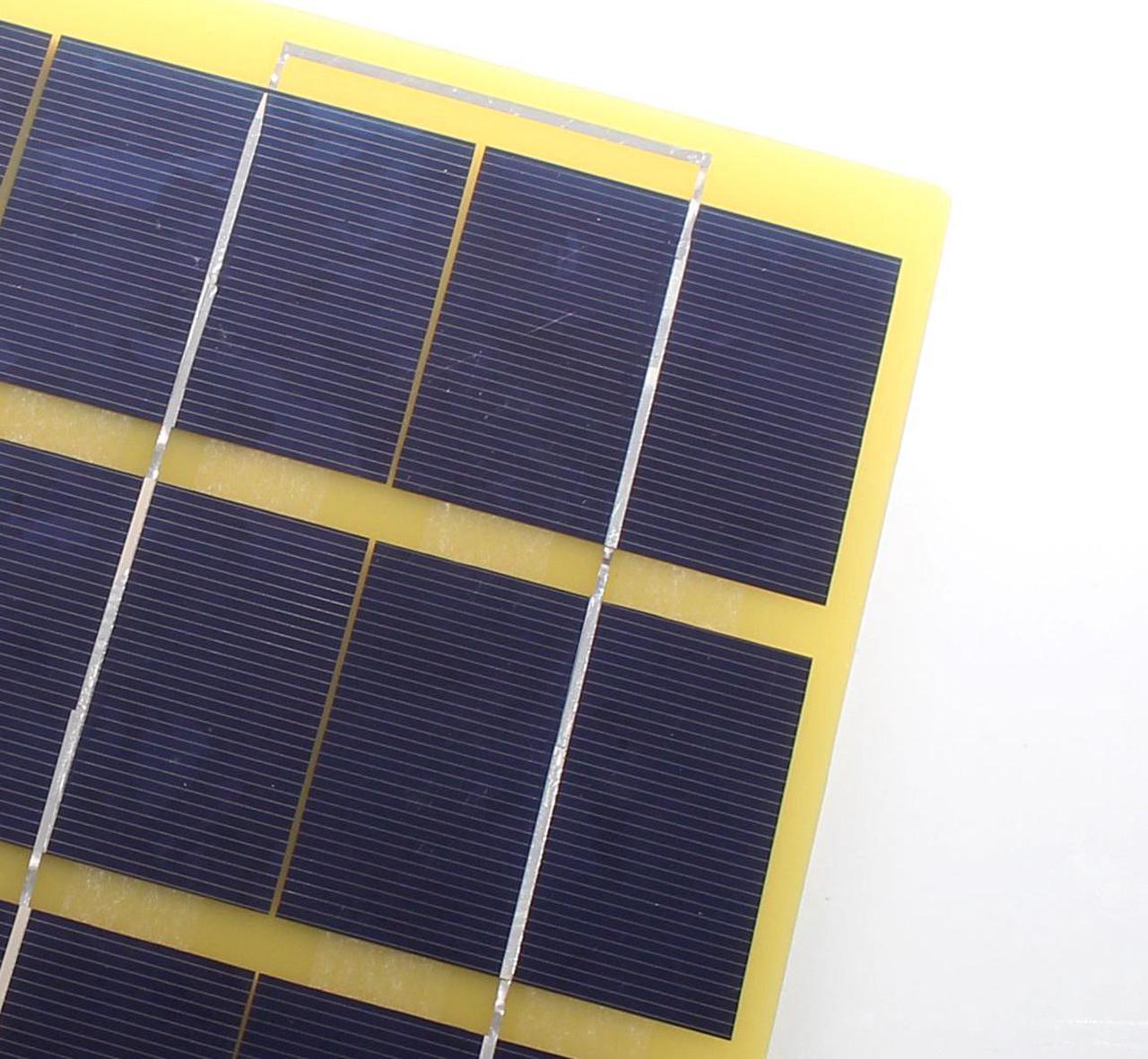 Alt view image 3 of 4 - 6W 5V 830mA Sunpower Solar Panel Glass Fiber Module Charger Solar Cell