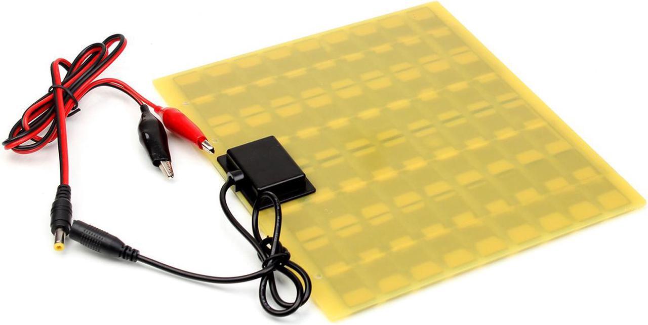 Alt view image 4 of 7 - 5W 18V 270mA Polycrystalline Solar Panel Solar Cell For 12V Car Battery Charger