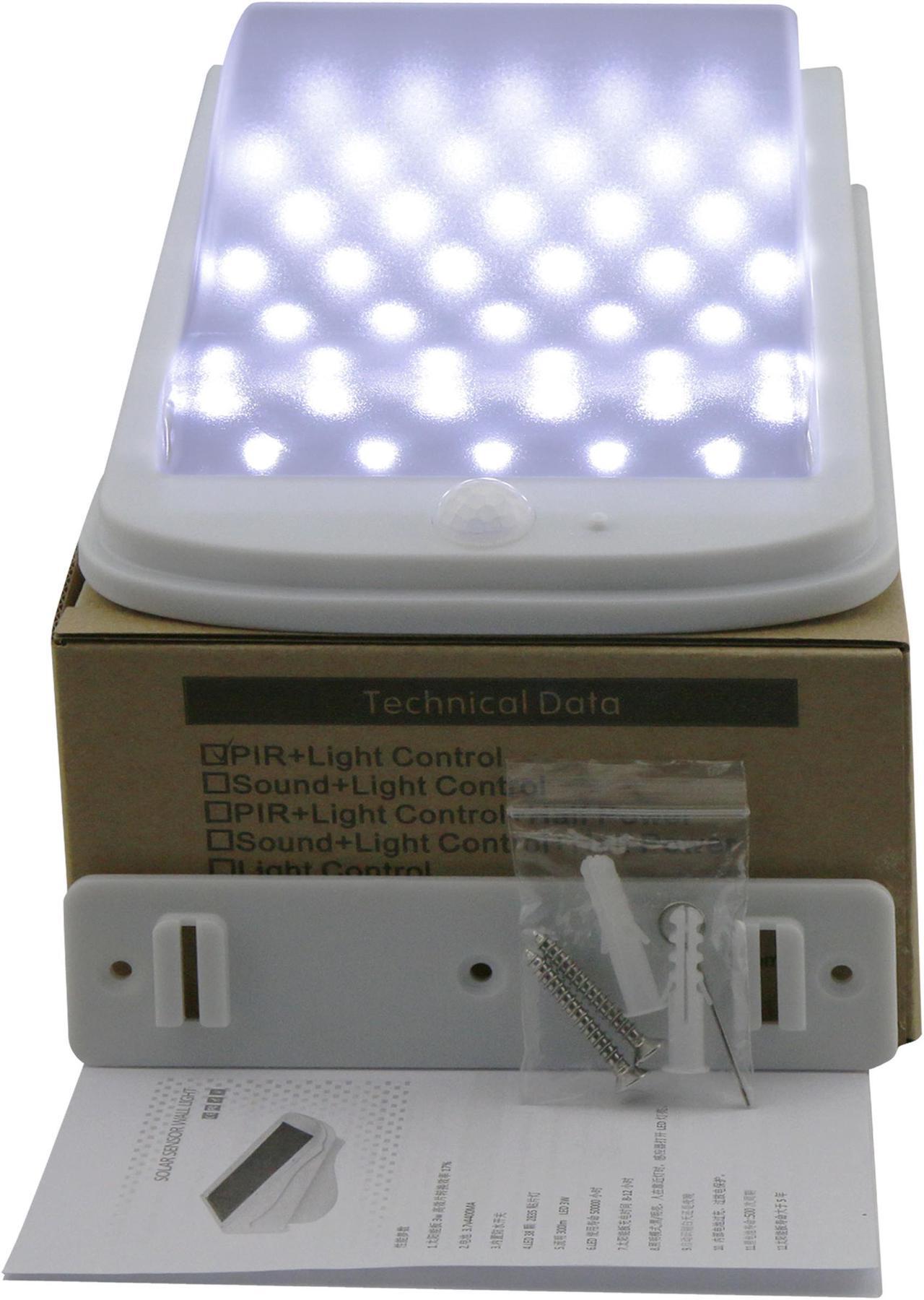 Alt view image 4 of 7 - 38 LEDS Solar Power Light Motion Sensor Garden Security Wall Lamp Outdoor Light