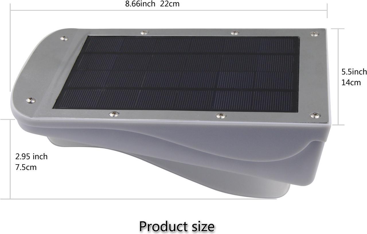 Alt view image 3 of 7 - 38 LEDS Solar Power Light Motion Sensor Garden Security Wall Lamp Outdoor Light