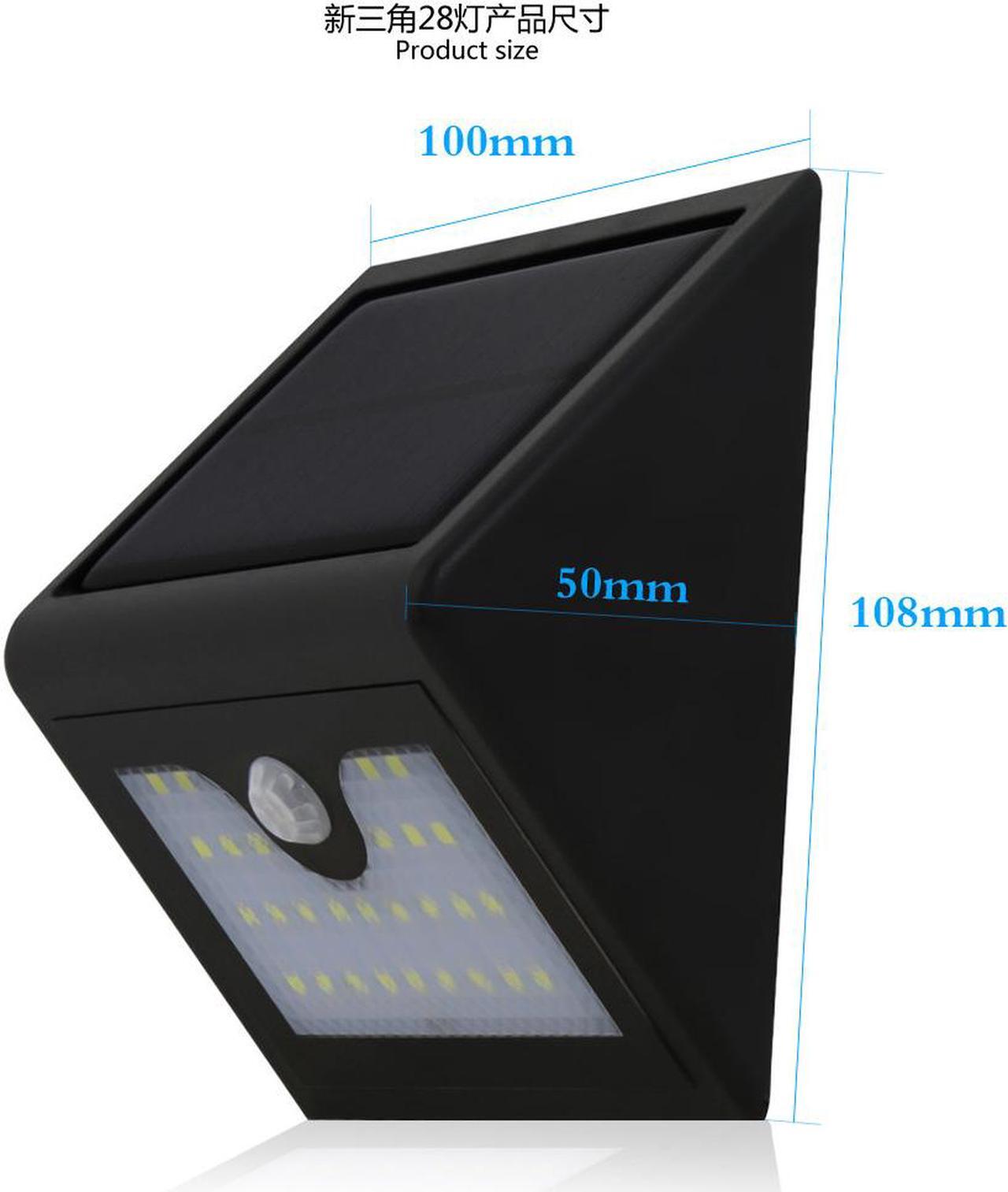 Alt view image 6 of 7 - 28 LED PIR Human Motion Sensor Solar Light Home Garden Wall Security Lamp