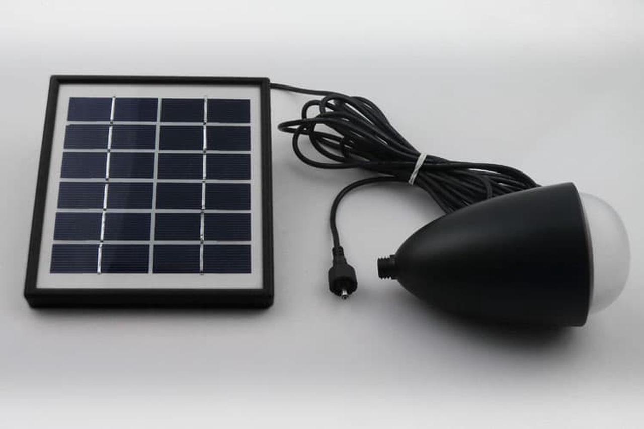 Alt view image 5 of 7 - 11 LED Travel Outdoor Solar Power Energy Lights Bulb Wall Sound Lamp