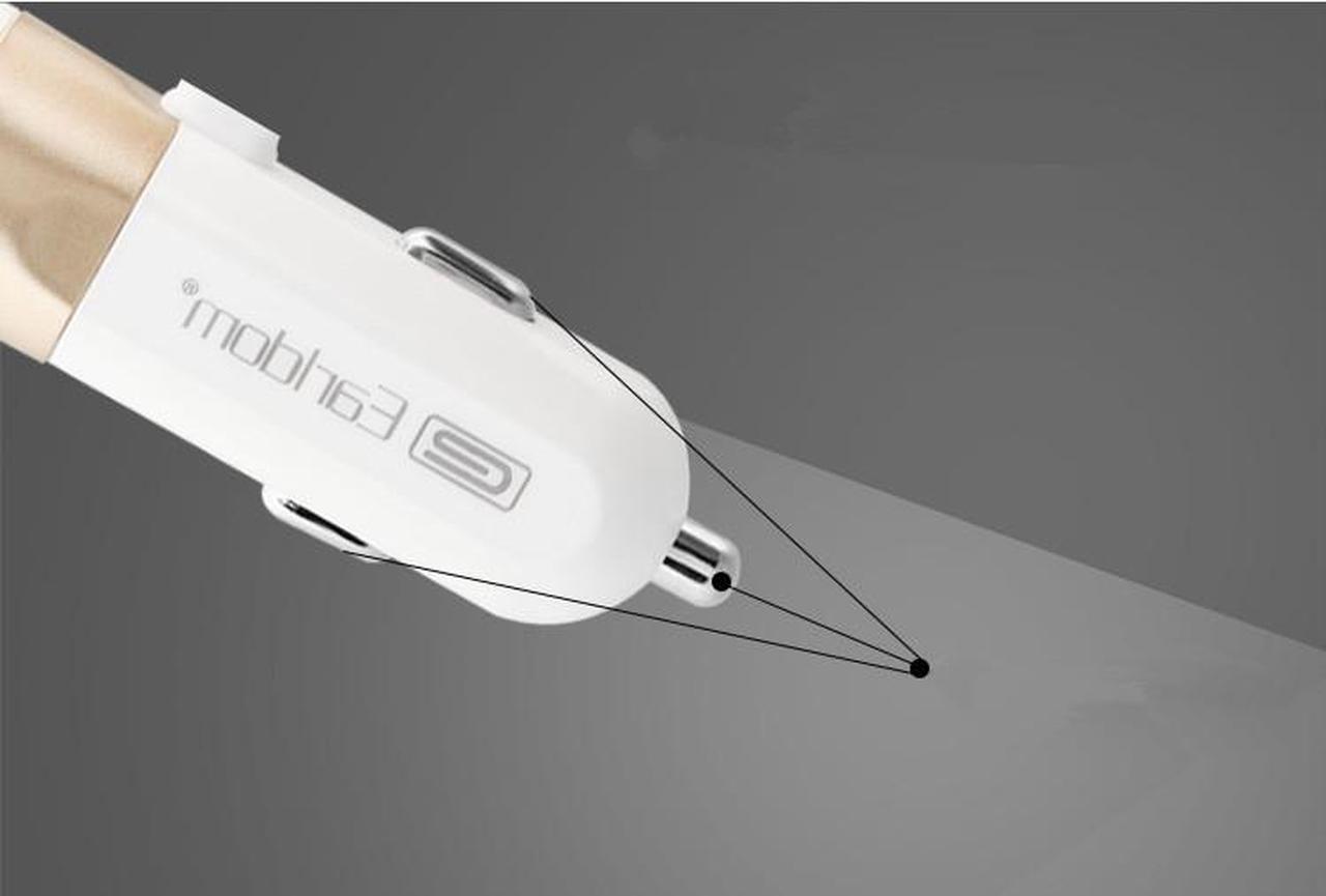 Alt view image 2 of 4 - 5V 3.4A Micro USB 8PIN Ports Car Charger Adaptor for iPhone Samsung Android Phone