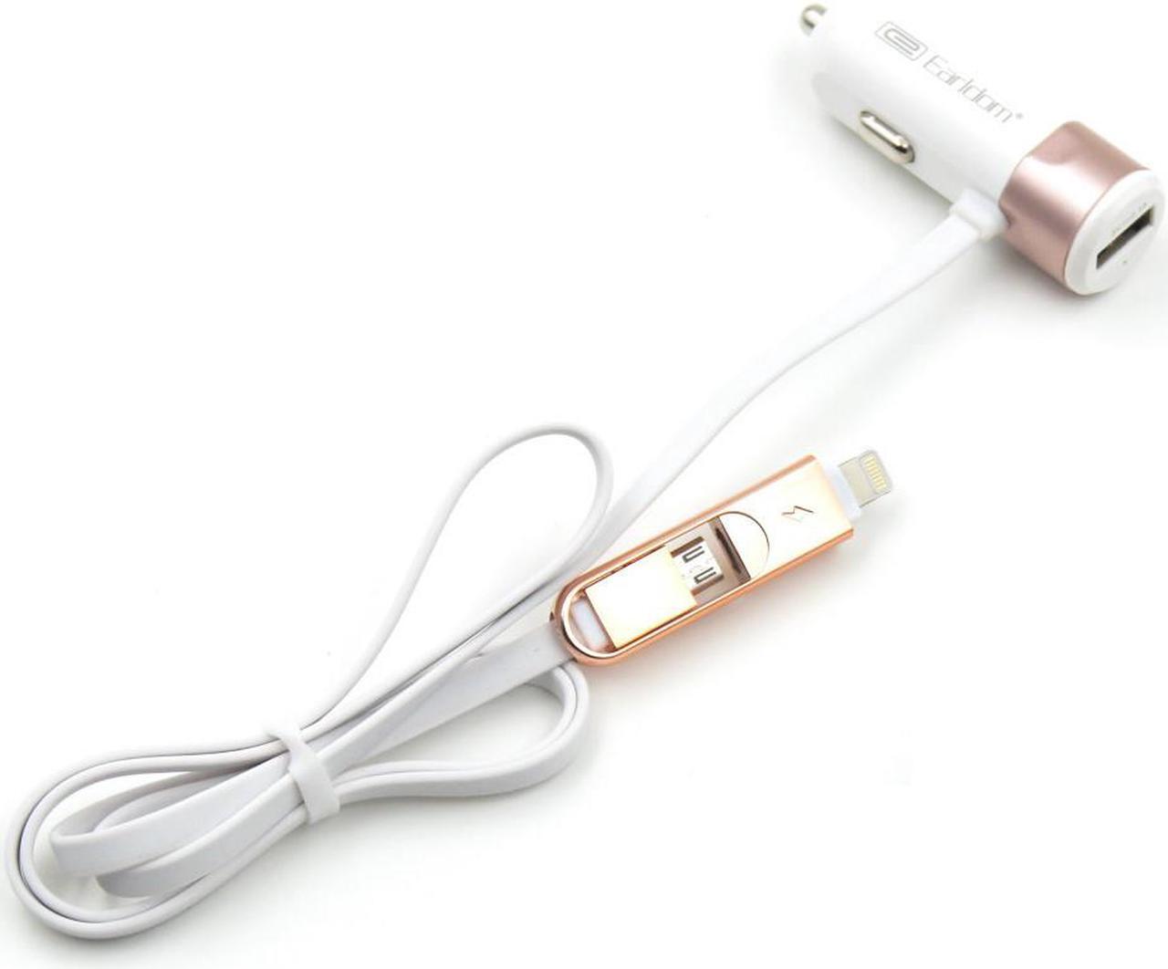 Alt view image 4 of 4 - 5V 3.4A Micro USB 8PIN Ports Car Charger Adaptor for iPhone Samsung Android Phone