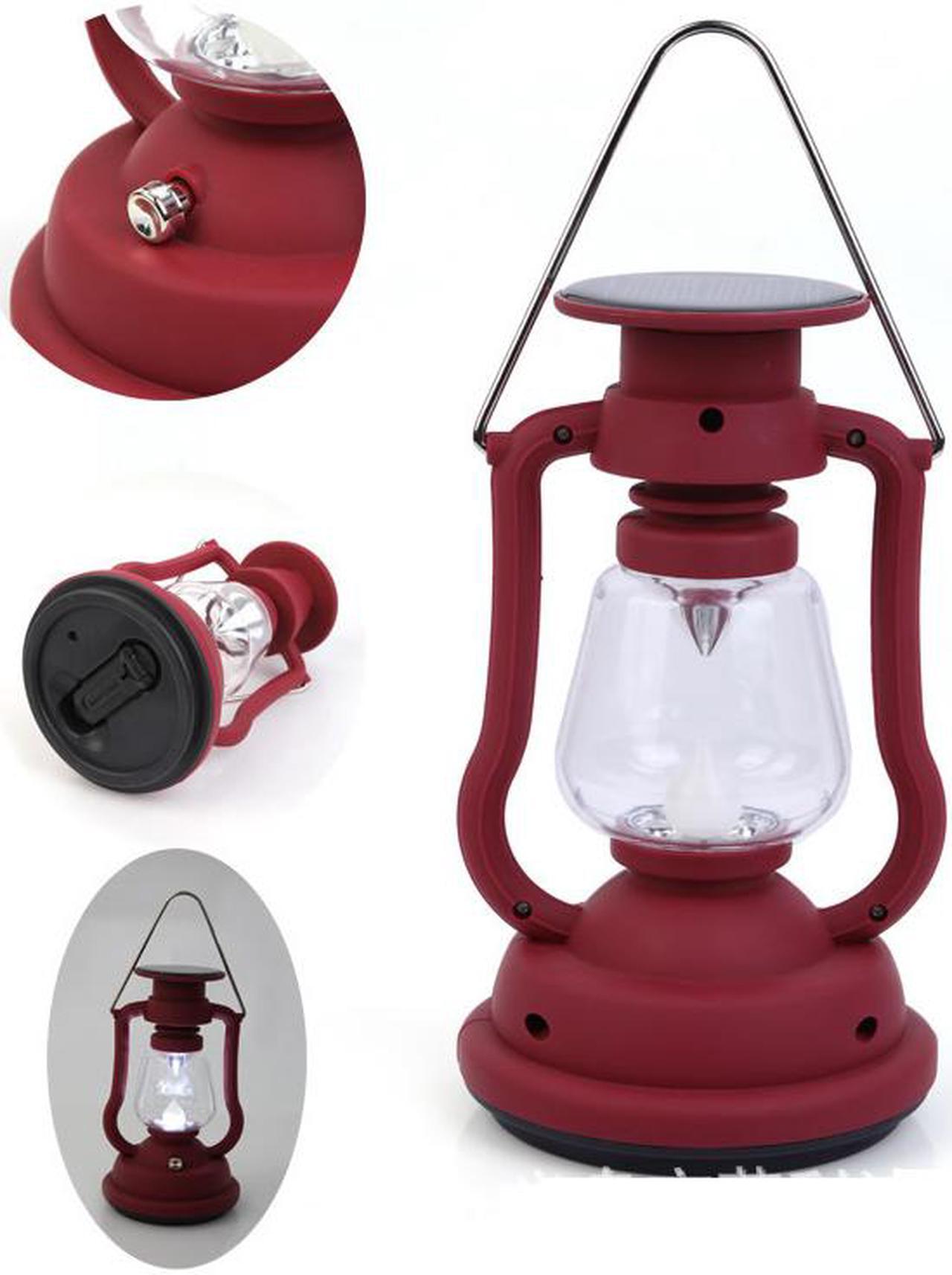 Main image of Hot Outdoor Solar Powered Bright LED Hand Crank Camping Lantern Light Lamp