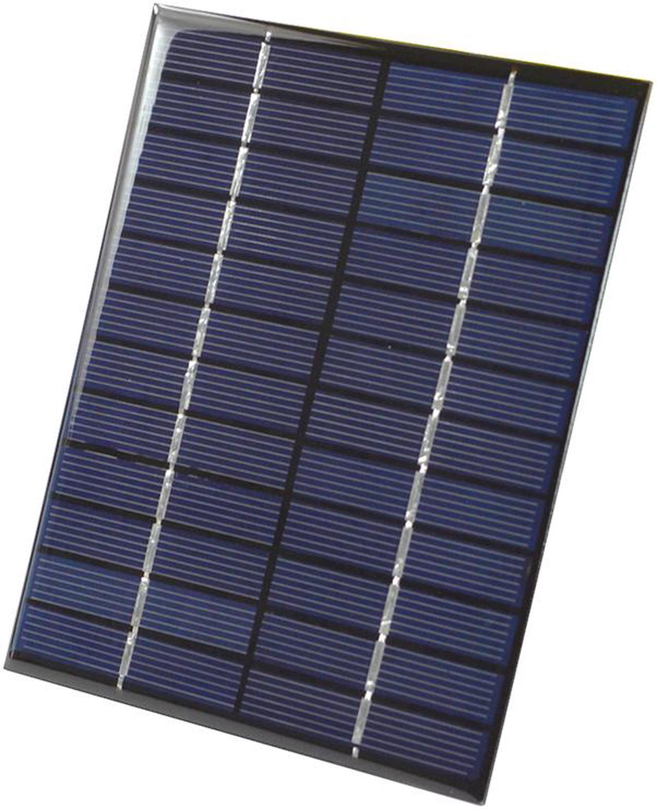 Alt view image 5 of 7 - 136*110*3mm Universal 2W 12V 0.166A Polysilicon Solar Panels Solar Cell For Lamp Light