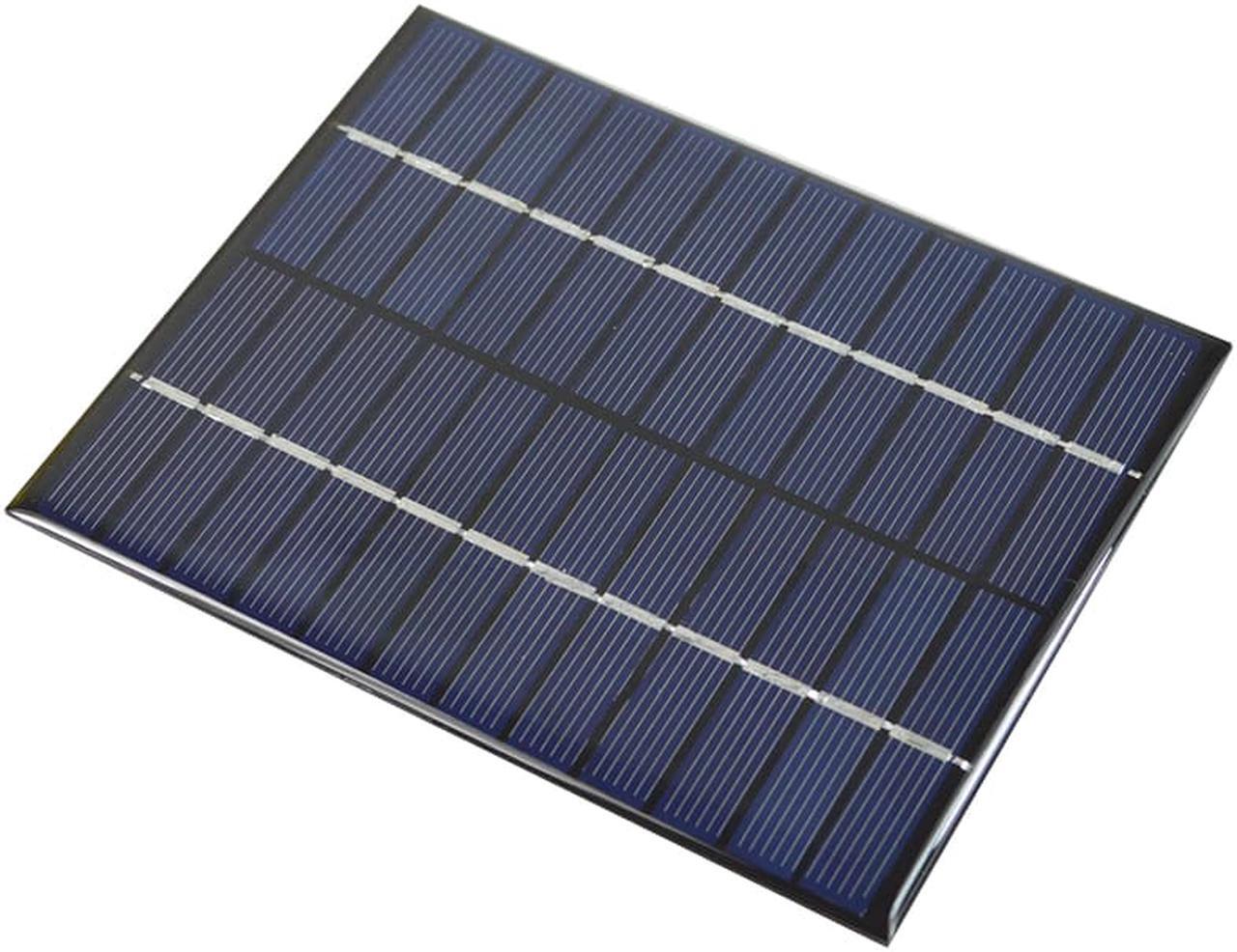 Alt view image 4 of 7 - 136*110*3mm Universal 2W 12V 0.166A Polysilicon Solar Panels Solar Cell For Lamp Light